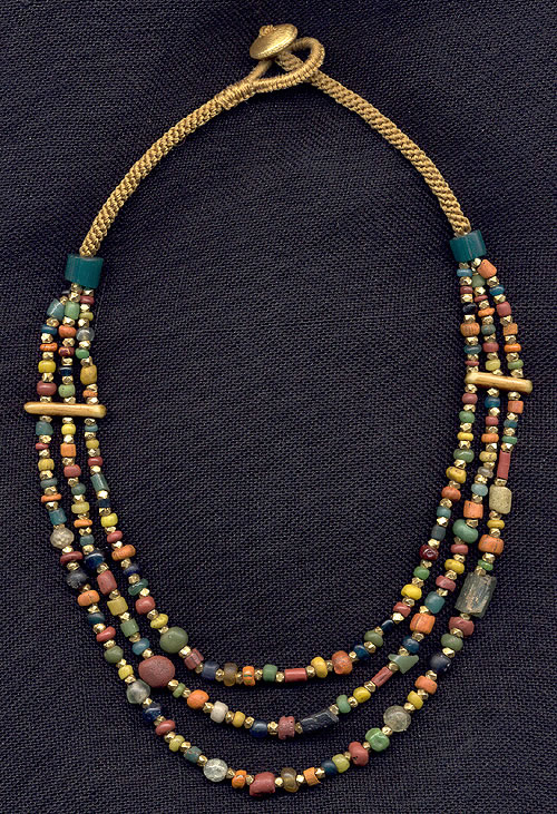 Katie Singer's Jewelry - Thai glass bead necklace