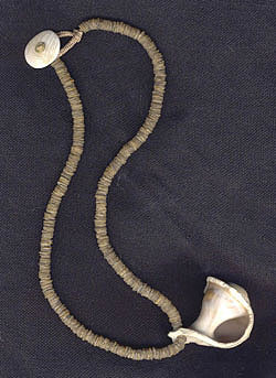 Katie Singer's Jewelry - brideprice heishi and shell necklace