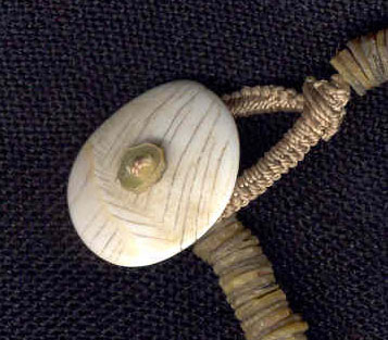 Katie Singer's Jewelry - New Guinea heishi and shell necklace